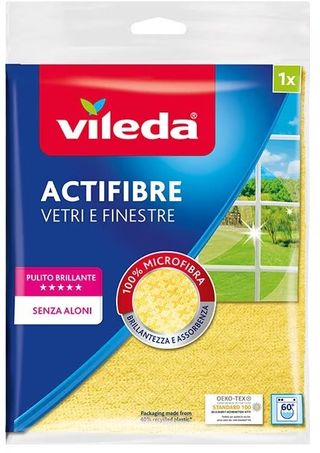 VILEDA ACTIFIBRE PANNO VETRI E FINESTRE   FHP1744
