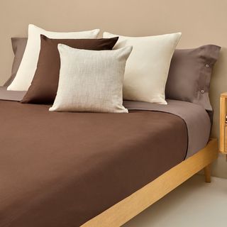 Funda Nórdica Algodón Orgánico Besto Marron cama 135-140cm