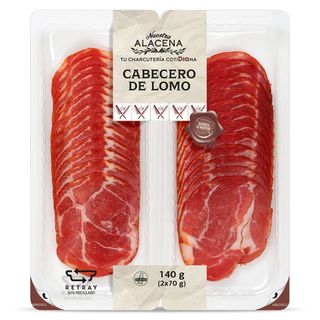 Cabecero De Lomo Nuestra Alacena De Dia Sobre 2 X 70 G