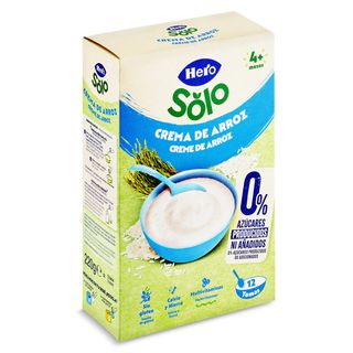 Papilla Crema De Arroz Sin Azúcares Añadidos Hero Caja 220 G