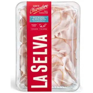 Pechuga Pavo Corte Charcutero La Selva 90Gr.