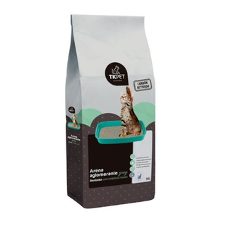 10 L Arena con Carbón Activo para Gatos TK-Pet