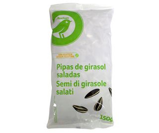Pipas de Girasol Saladas Producto Económico Alcampo 150 G.