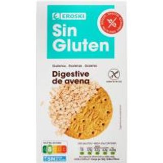 Galleta Digestive De Avena Sin Gluten Eroski, Caja 160 G (23831522)