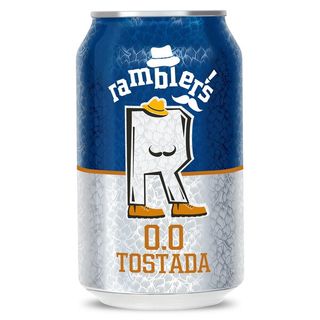 Cerveza Tostada 0,0% Alcohol Dia Ramblers Lata 33 Cl.