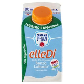 Centrale del Latte di Roma elleDí Leggero e Digeribile Senza Lattosio 500 ml