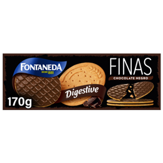 Galleta Digestive Finas Chocolate Negro Fontaneda 170Gr.