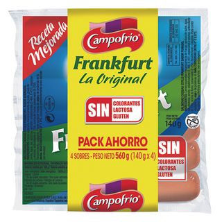Salchicha Frankfurt Pack Campofrio 4X140G