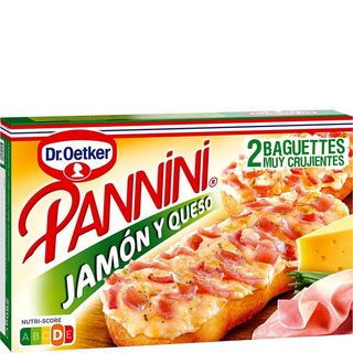 DR.OETKER Pannini De Jamón Y Queso 250 G