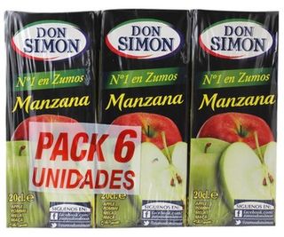 Brick Zumo de Manzana Don Simon 6 Uds X 20 Cl.