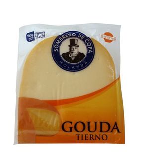Queso Sombrero De Copa Gouda Tierno Cuña 325 G