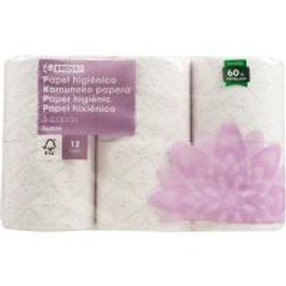 Papel Higiénico 3 Capas 12 Rotllos (20379863)