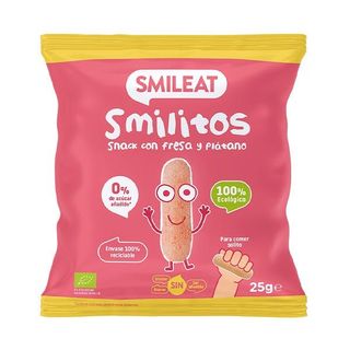 Smileat Smilitos Fresa y Plátano ECO 25g