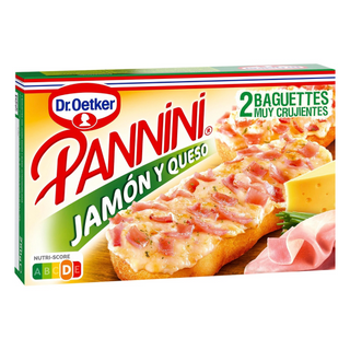 Dr. Oetker Pannini Jamón y Queso 250g