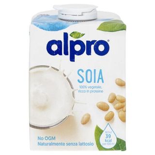 ALPRO Soia Classico, Bevanda alla Soia 100% vegetale con vitamine B2, B12 e D, 500 ml