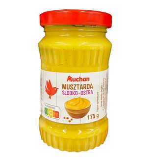 Auchan - Musztarda słodko ostra - 175 g