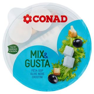 INS.CIOTOLA MIX & GUSTA CONAD FETA E OLIVE 140 G