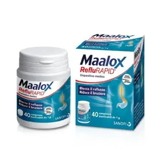 MAALOX REFLURAPID 40 COMPRESSE MASTICABILI