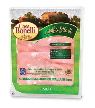 Mortadella di Bologna IGP con pistacchio