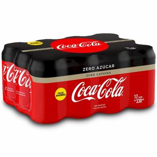 Refresco Zero Zero Cola Coca Cola P-12 33Cl