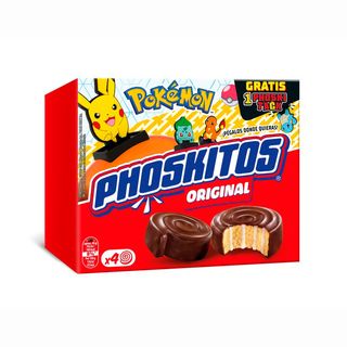 Phoskitos 4 pastelitos original 128 g