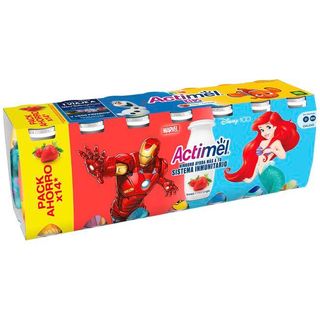 Actimel Para Beber De Fresa Danone, Pack 14X100 Ml (8932253)