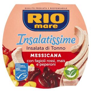 Rio mare Insalatissime Insalata di Tonno Messicana con fagioli rossi, mais e peperoni 160 g