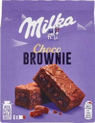 Milka Choco Brownie, merendina al cioccolato al latte - 6x25g