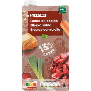 Caldo 13% De Cocido Eroski, 1 L. (25669862)