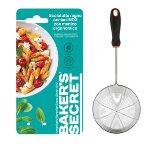 Schiumarola ragno in acciaio 16 cm - Baker's Secret - MAS033272NOC