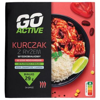 Go Active Kurczak z ryżem w sosie meksykańskim 420 g
