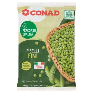 CONAD Percorso Qualità Piselli Fini Surgelati 1 kg - 8003170098374