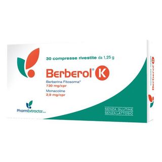 BERBEROL K BERBERINA MONACOLINE COLESTEROLO 30 COMPRESSE