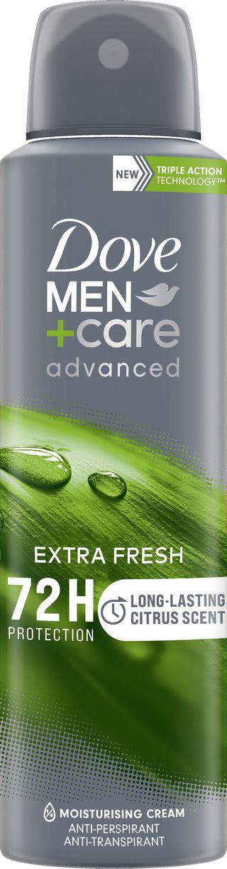 DOVE ADVANCED CARE MEN EXTRA FRESH SPRAY 150ML ELI4410