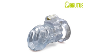 Brutus Klatka Cnoty na penisa- Cyborg Chastity Cage Clear 7x3 cm