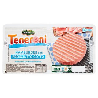 Teneroni Hamburger con Prosciutto Cotto 2 x 75 g - 80626688