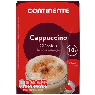 Cappuccino Solúvel Clássico Continente (emb. 10 un)