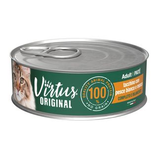 Virtus cat gr.85 pate tacchino pesce bianco manzo