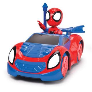 Vehículo Radio Control Spidey Web Crawler Con Figura De Spidey De Jada 1:24 (4006333082825)