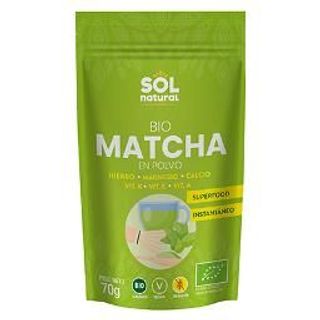 Matcha Bio En Polvo Sol Natural 70 G