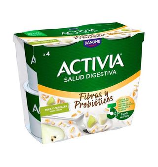Activia Cereales Pera 4x115g