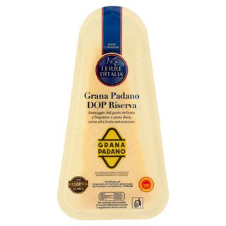 Terre d'Italia Grana Padano DOP Riserva Oltre 20 Mesi 250 g