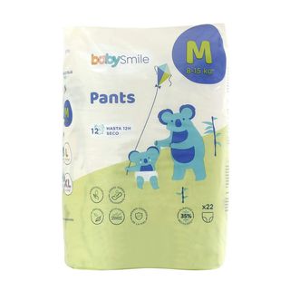 Pañales Pants Talla M 8-15 Kg Babysmile 22 Uds. (269531)