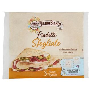 Mulino Bianco Piadelle Sfogliate Ideale Per Piadina 3Pz 330G - 605741