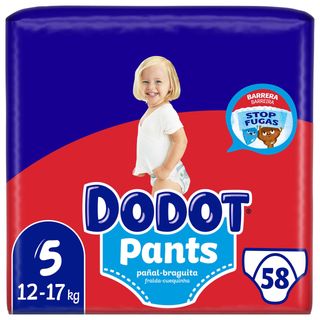 Fraldas Cueca Pants 12-17kg T5 Dodot (emb. 58 un)
