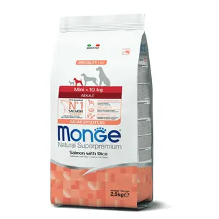 Monge natural superpremium adult mini con salmone 2.5kg