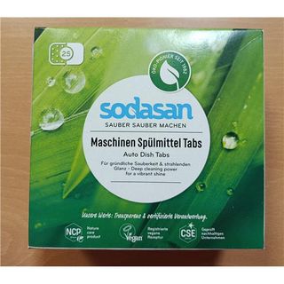 Deterg. Ecológico Em Pastilhas Para Máq. Loiça 25 Unidades Sodasan