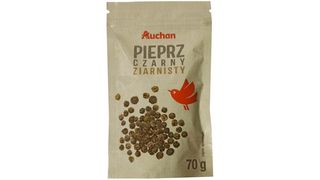 Auchan - Pieprz czarny ziarnisty - 70 g