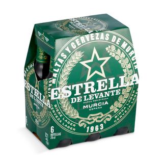 Cerveza Estrella Levante Pack 6 X 25 Cl