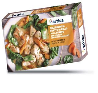 Bocconcini Pollo/Senape/Verdure 250G Artica